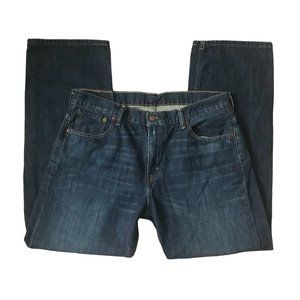 Men's Levi's 569 Denim Loose Straight Jeans Dark Wash